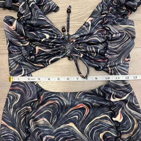 Sea NY Women’s Amara cutout One Piece, Multi color, sample size S/4 - Picture 13 of 14